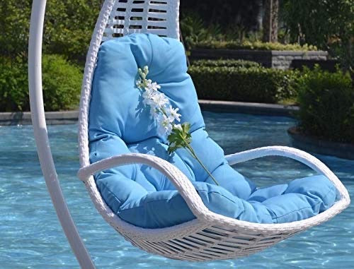 White hammock sales chair with stand