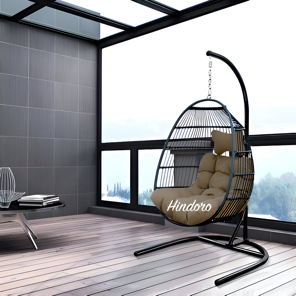 Yuany hanging garden patio outdoor rattan swing chair deals