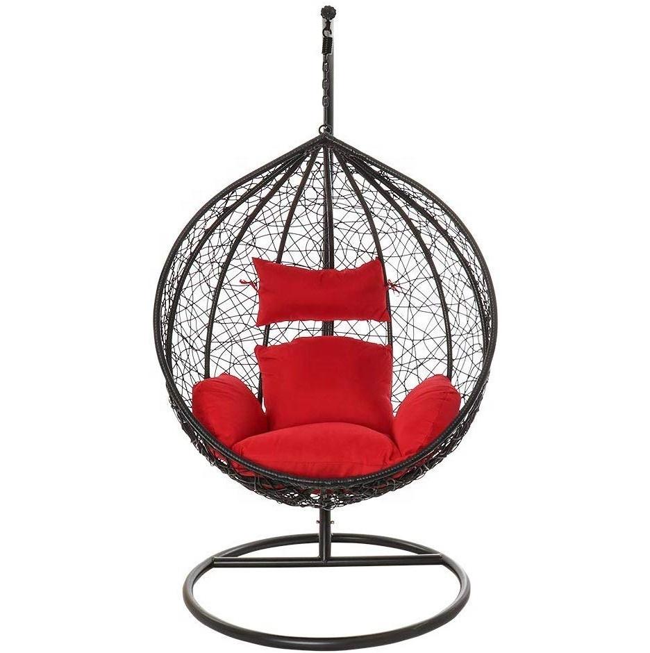 Hindoro Single Seater Hanging Swing With Stand For Balcony , Garden Swing