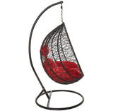 Hindoro Single Seater Hanging Swing With Stand For Balcony , Garden Swing