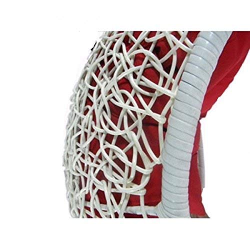 Hindoro Indoor / Outdoor Zula Hammock Chair for Adult Swing with Stand and Cushion (Hanging Type Swing, White with Red)
