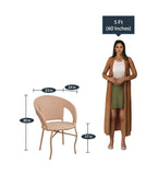 Hindoro Outdoor Furniture Garden Patio Seating Set 1+4 4 Chairs and Table Set Balcony Furniture Coffee Table Set
