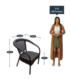 Hindoro Outdoor Furniture Garden Patio Seating Set 1+4 4 Chairs and Table Set Balcony Furniture Coffee Table Set