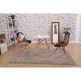 Hindoro Modern Furniture Patchwork Cushioning (Upholstered) Furniture Chair for Cafeteria Seating/Dining/Side Chair/Kitchen/Restaurants/Hotels
