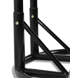 Hindoro Outdoor/Balcony Furniture Double Seater Hanging Swing with Stand (Black)