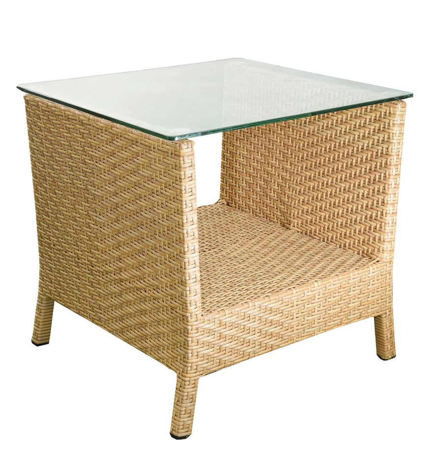 Hindoro Outdoor Furniture Garden Patio Seating Set 1+2 2 Chairs and Table Set Balcony Furniture Coffee Table Sets (Cream)