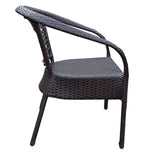 Hindoro Outdoor Furniture Garden Patio Seating Set 1+4 4 Chairs and Table Set Balcony Furniture Coffee Table Set