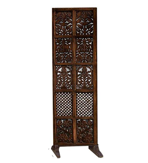 Hindoro Wooden Room Divider/Wood Separator/Office Furniture/Wooden Partition 4 Panel
