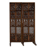 Hindoro Wooden Room Divider/Wood Separator/Office Furniture/Wooden Partition 4 Panel