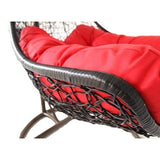 Hindoro Garden Swing Hammock Chair for Adult Indoor and Outdoor Without Stand Black Colour