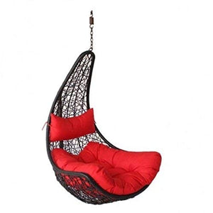 Hindoro Garden Swing Hammock Chair for Adult Indoor and Outdoor Without Stand Black Colour
