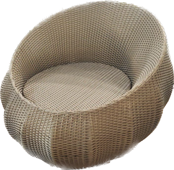 Round wicker patio chair clearance