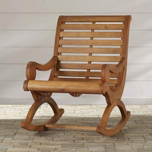 Hindoro Solid Wood Rocking Chair for Living Room