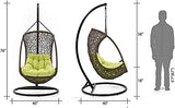 Hindoro Outdoor/Indoor Balcony Swing Chair with Stand