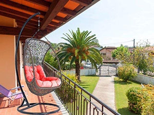 Hindoro Outdoor/Indoor Balcony Swing Chair with Stand
