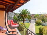 Hindoro Outdoor/Indoor Balcony Swing Chair with Stand