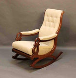 Hindoro Rocking Chair (cotton, Brown)