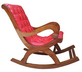 Hindoro Sheesham Wooden Rocking Chair with Cushion