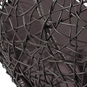Hindoro Outdoor/Indoor/Balcony/Garden/Patio Swing Chair with Stand and Cushion Set