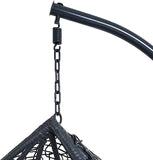 Hindoro Single Seater Swing Chair with Stand & Cushion & Hook Outdoor/Indoor/Balcony/Garden/Patio/Home Improvement