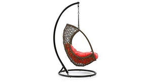 Hindoro Outdoor/Indoor Balcony Swing Chair with Stand