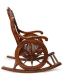 Hindoro Amazing Hand Carved Sheesham Wood Rocking Chair