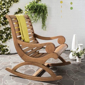 Hindoro Solid Wood Rocking Chair for Living Room