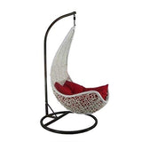 Hindoro Swing Hammock Chair for Adult Swings Jhula with Stand 120 kg Capacity (White)