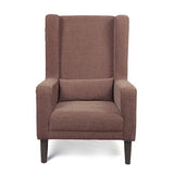 Hindoro High Back Molfino Fabric Wing Chair - Mouse