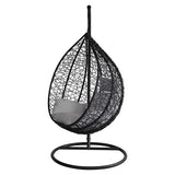 Hindoro Single Seater Swing Chair with Stand & Cushion & Hook Outdoor/Indoor/Balcony/Garden/Patio/Home Improvement