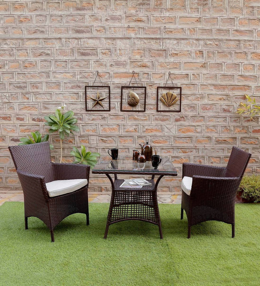 Hindoro 2 Seater Patio Set For Outdoor Indoor Purpose